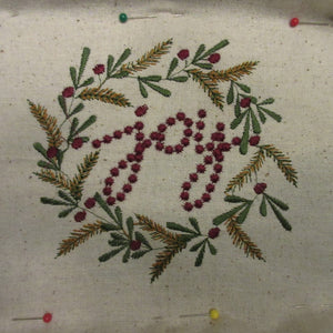 Joy Wreath Christmas Towel