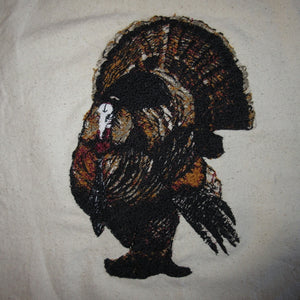 Turkey Embroidery Is Finished And Ready To Go!