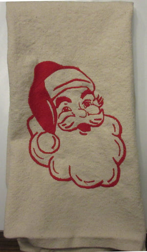Americana Christmas Santa Towel