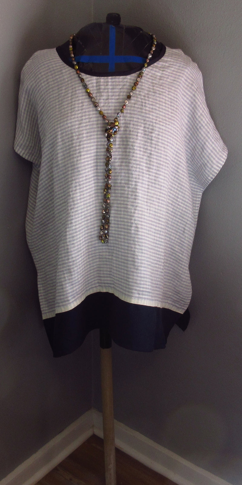 Women Lavender Printed Straight Tunic