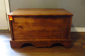 Pine Chest With Hinged Lid By Donnie Howell