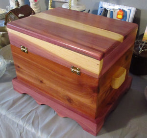Cedar Secretary Box With Lock By Donnie Howell Woodworking
