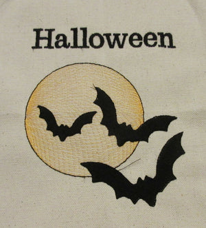Halloween Bats And Moon Add-On Embroidery
