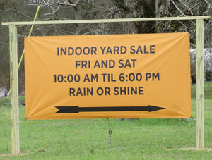 New Hours And Sign At The Indoor Yard Sale On Ivy Creek Road; Find Handes Of A Woman Inside!