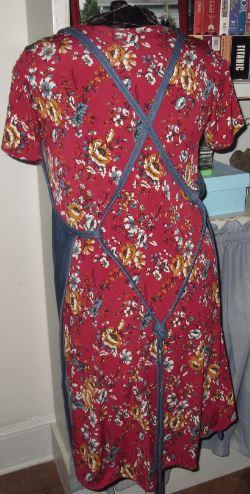 Picking out an apron fabric:  our customer service