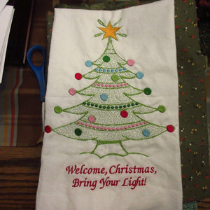Christmas Tree Embroidery 2022