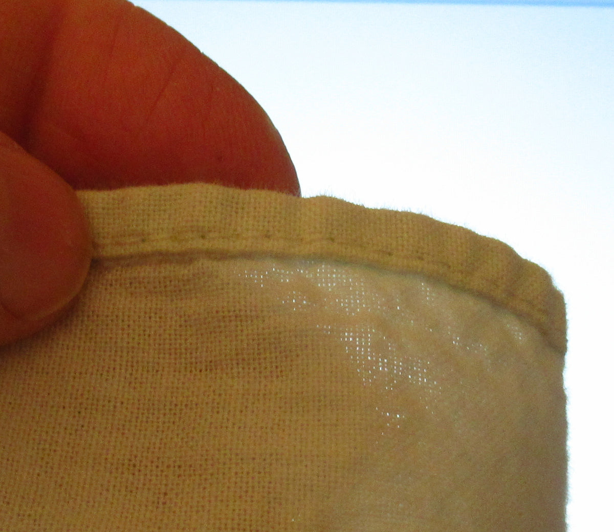 Jean Sport Handkerchief Hem Handes of a Woman