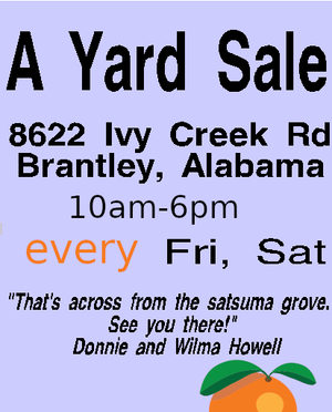 New Extended Store Hours At The Indoor Yard Sale!