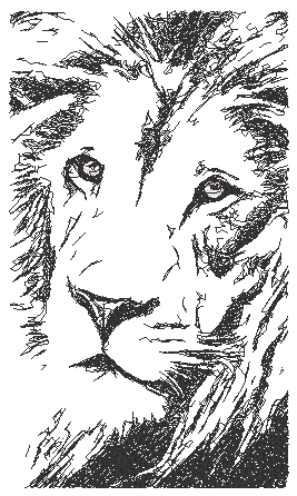 Lion Add-On Embroidery Design