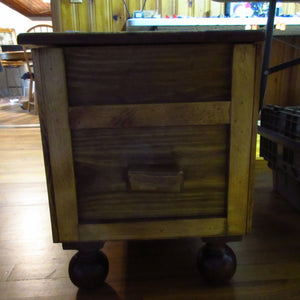 Pine Hope Chest With Ball Feet By Donnie Howell