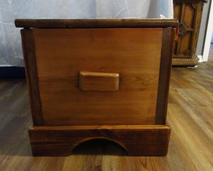 Pine Chest With Hinged Lid By Donnie Howell