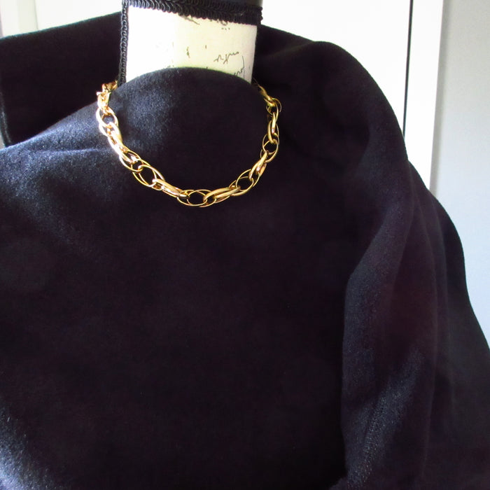 Dolce Vita, Italy, Gold Plated Chain Necklace