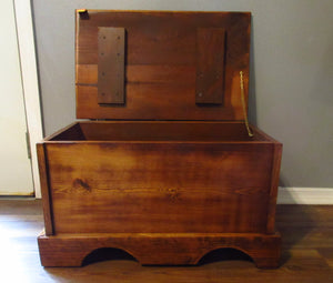 Pine Chest With Hinged Lid By Donnie Howell