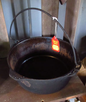 Cast Iron Dutch Oven With Bail At The Yard Sale