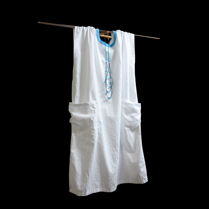 Oversized White Cotton Dress Made In USA