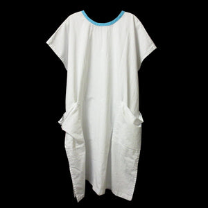 Oversized White Cotton Dress Made In USA