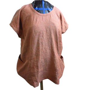 Oversized Tunic Top with Pockets