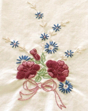 Vintage Floral Add-On Embroidery Design