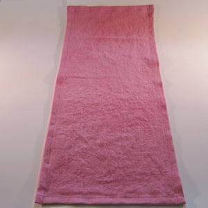 Hand-Dyed Pink Linen Towel-Set Of 2