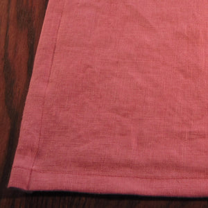 Hand-Dyed Pink Linen Towel-Set Of 2