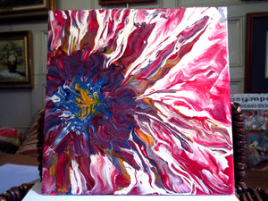 study purple flower -pour 117