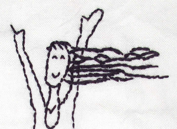 Custom Praise God Hand-Embroidered Towel