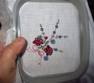 Vintage Floral Add-On Embroidery Design